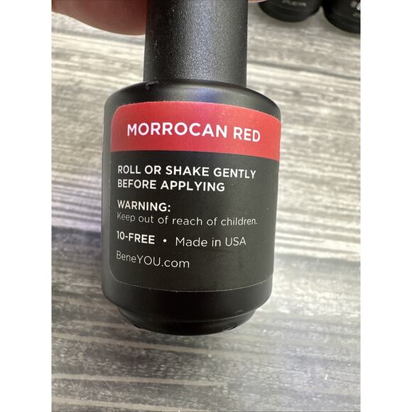 BeneYOU Vibe One-Step Gel Polish, Morrocan Red, New Lot Of 12 {B} - Picture 5 of 10